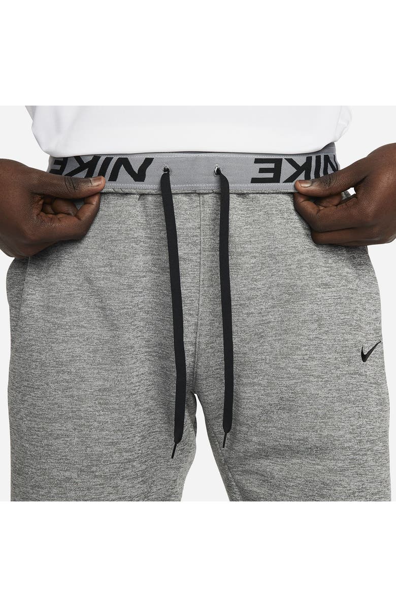 Nike Therma-FIT Sweatpants, Alternate, color, Grey Heather/ Grey/ Black
