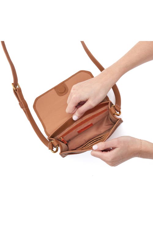 Hobo Small Eden Leather Crossbody Bag In Warm Honey