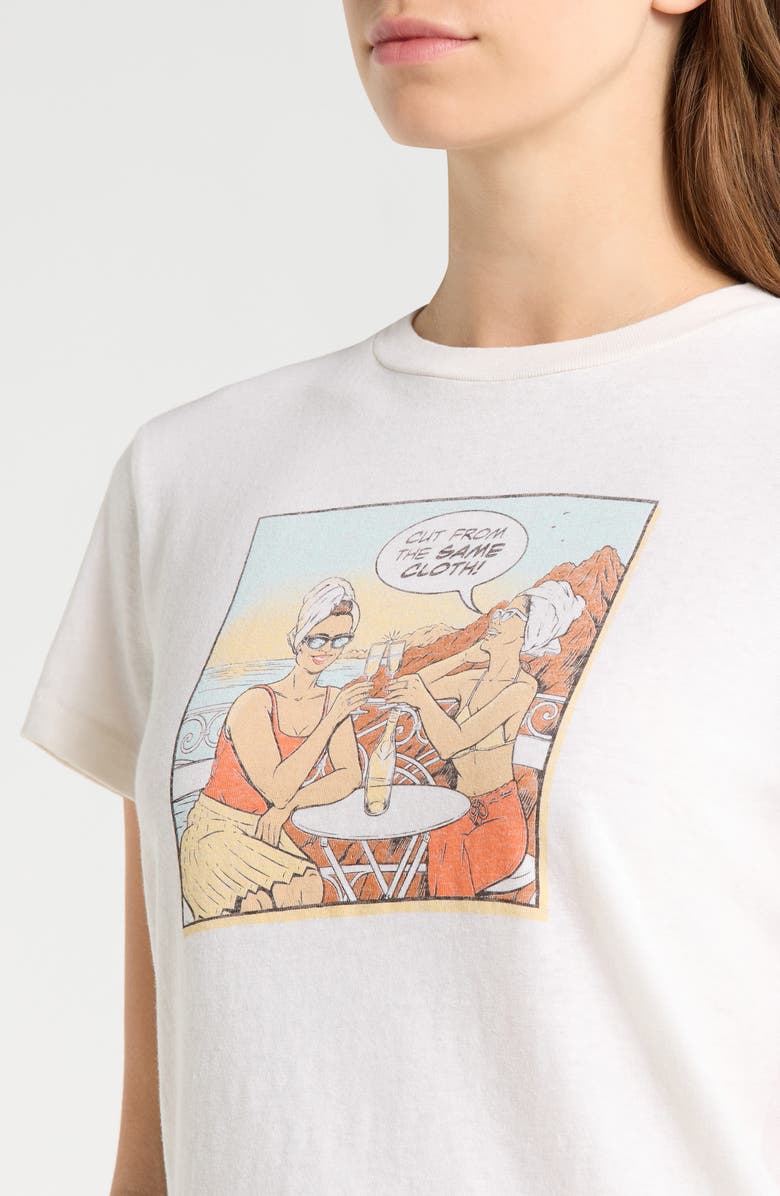 Re/Done Classic Same Cloth Graphic T-Shirt, Alternate, color, Vintage White