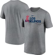 Nike Men's Nike Heathered Charcoal Los Angeles Angels Local Rep Legend Performance T-Shirt
