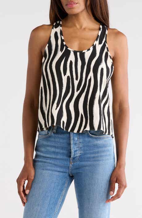 JASON WU Printed Scoop Tank