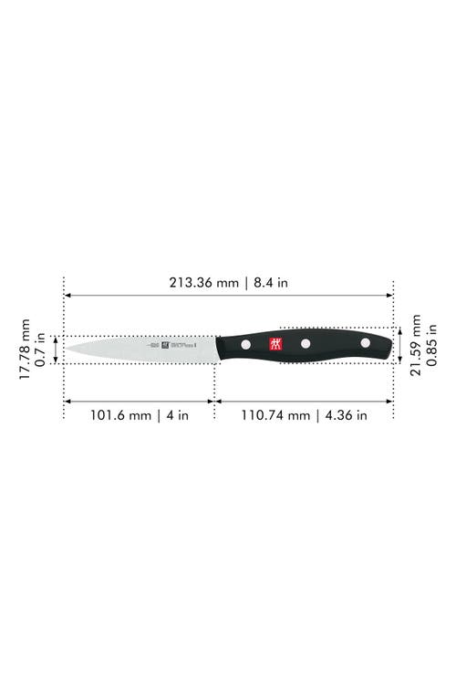 Zwilling Twin Signature 4-inch Paring Knife In Black