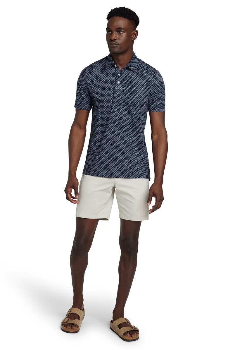 Faherty Movement Piqué Polo, Alternate, color, Midnight Fishscale