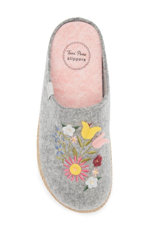 Toni Pons Deli Slipper In Gray