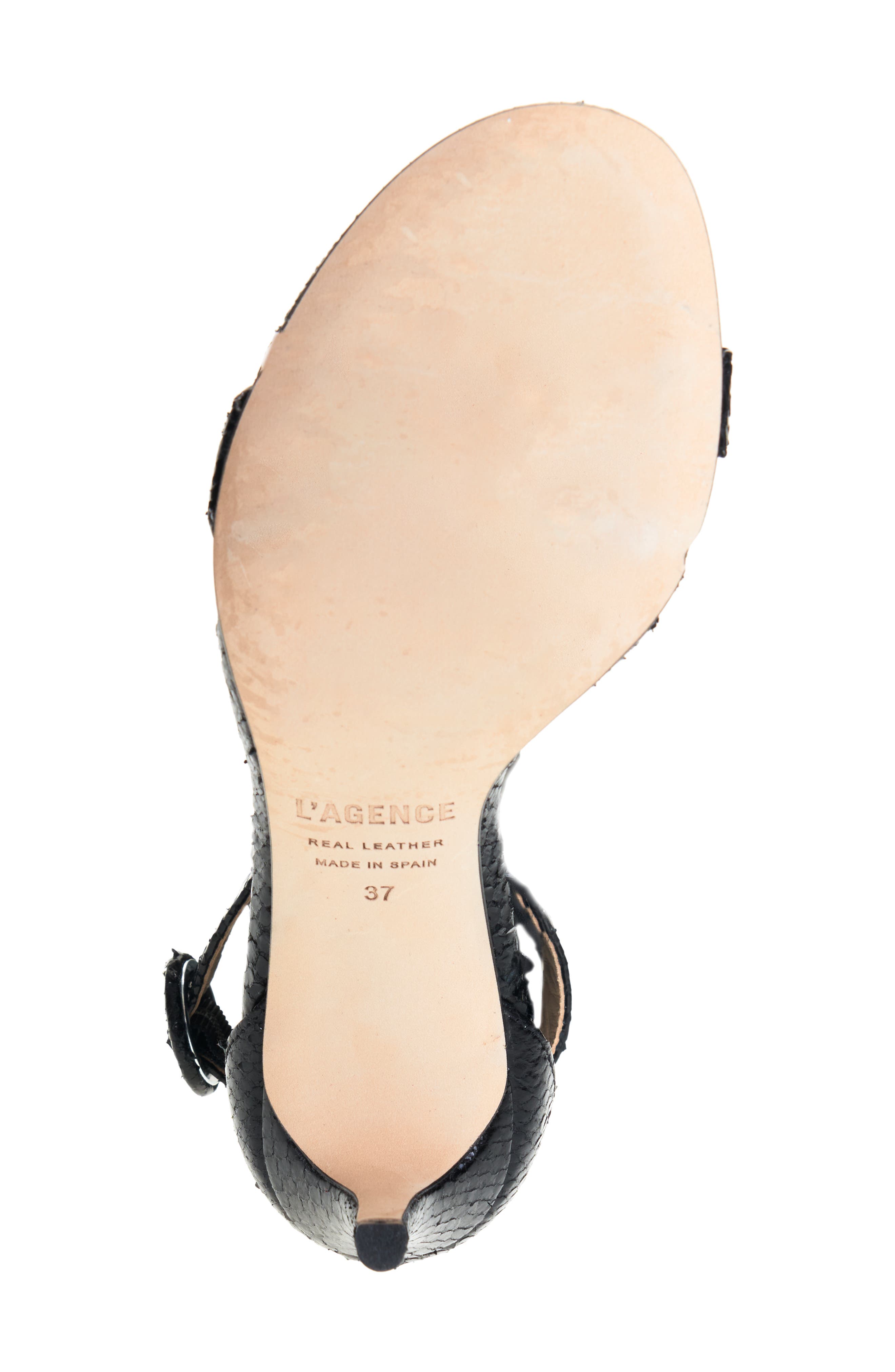 L'AGENCE Gisele II Ankle Strap Sandal, Alternate, color, 