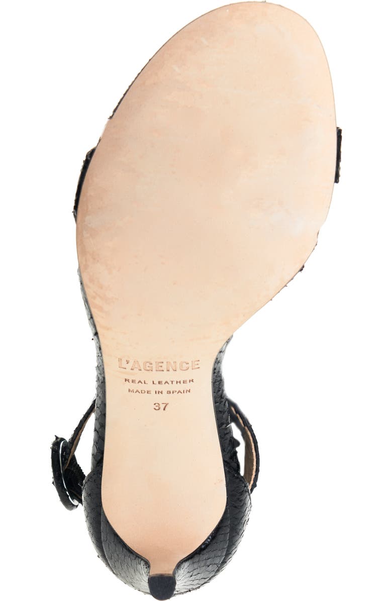 L'AGENCE Gisele II Ankle Strap Sandal, Alternate, color,