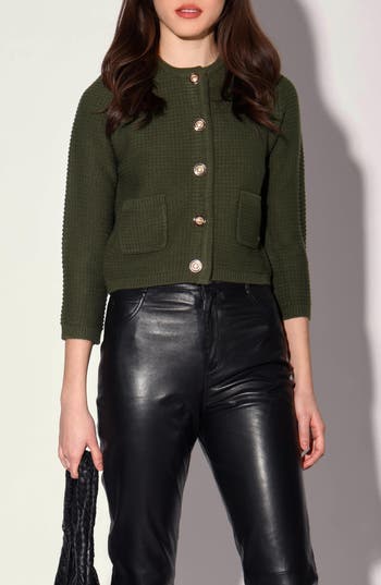 Walter Baker Janis Cardigan In Green