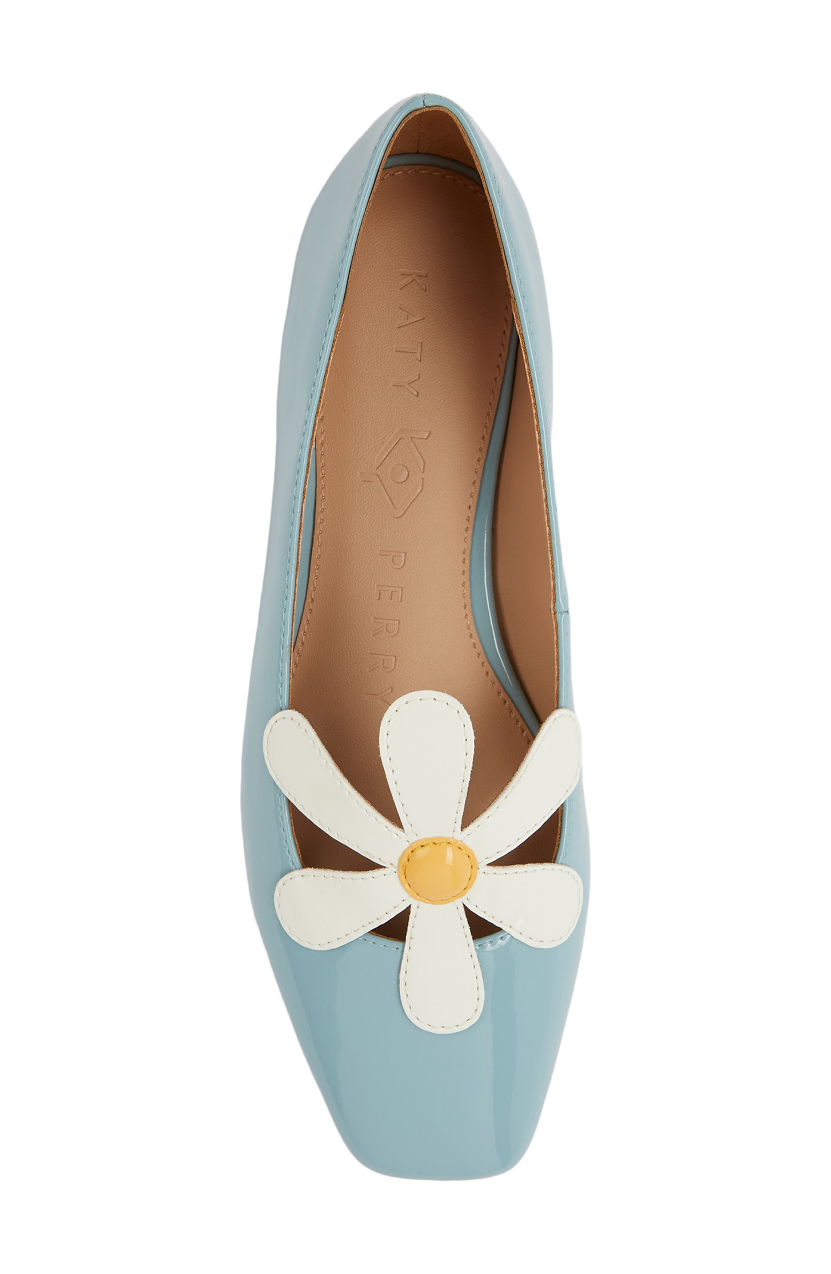 The Evie Daisy Flat, Alternate, color, SKY BLUE