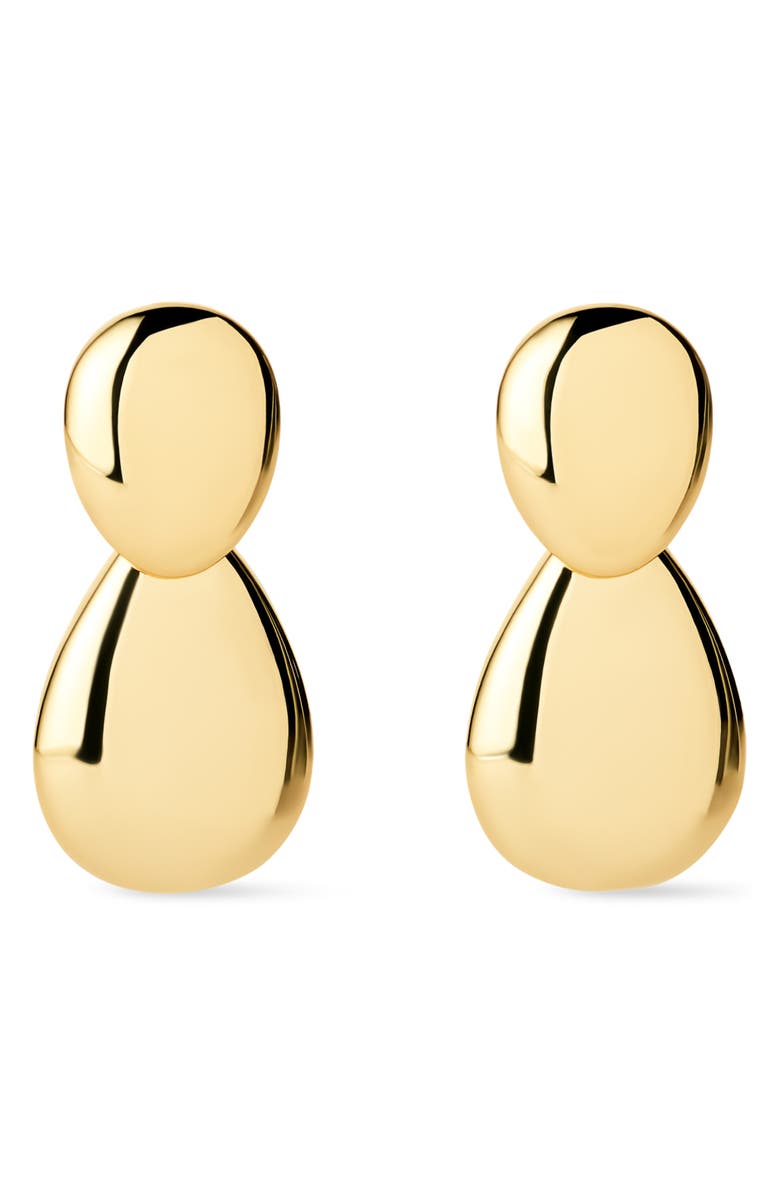 Ana Luisa Pebble Drop Earrings, Main, color, Gold / Silver