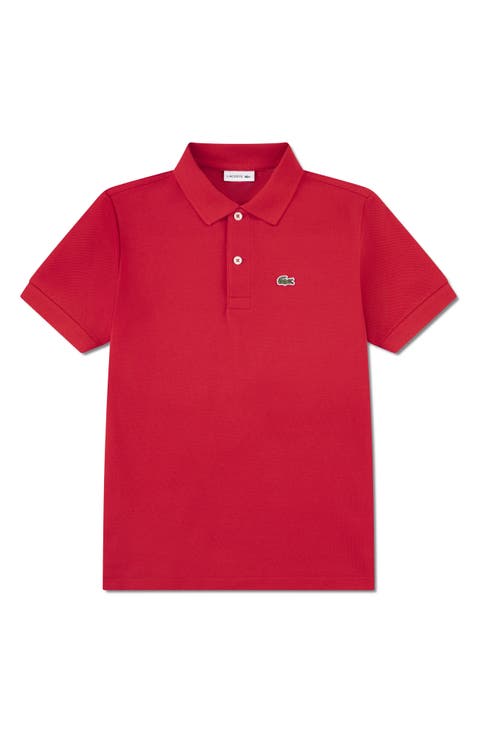 Kids' Solid Cotton Piqué Polo (Big Kid)