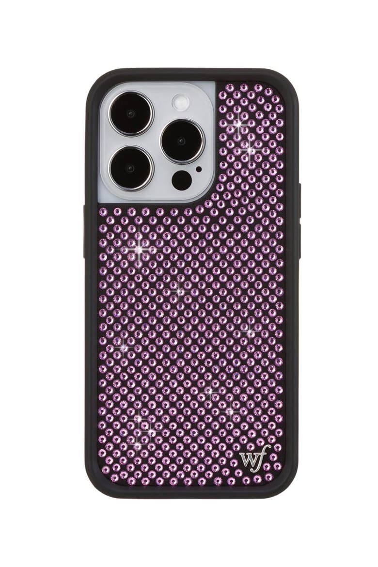 Pink Rhinestone iPhone Case, Main, color, Pink