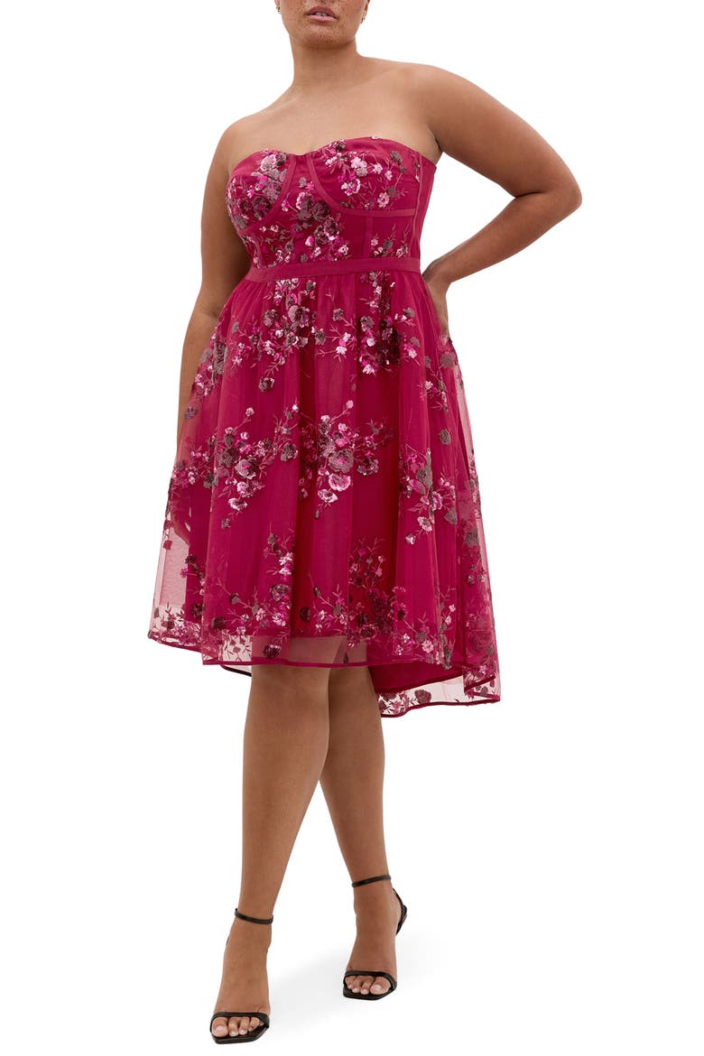 red lace fit and flare dress Red Lace Fit and Flare Dress Rental