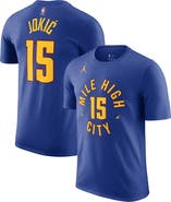 Jordan Brand Men's Jordan Brand Nikola Jokic Blue Denver Nuggets 2022/23 Statement Edition Name & Number T-Shirt
