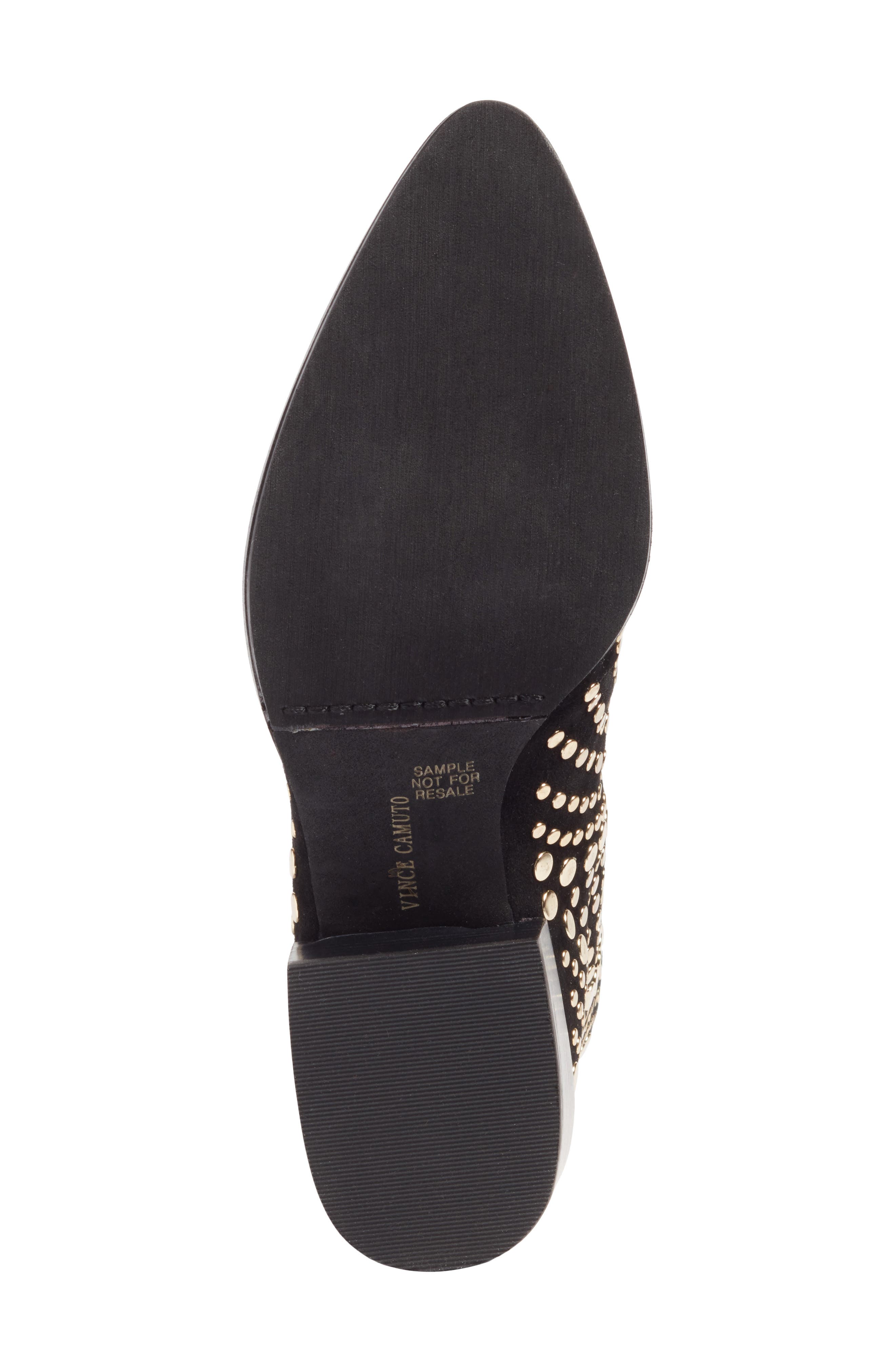 Vince Camuto Edenny Studded Pointy Toe Bootie, Alternate, color, 