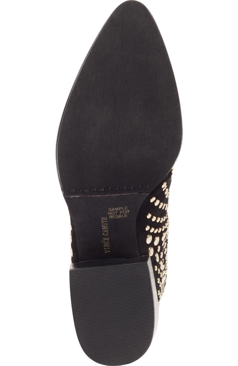 Vince Camuto Edenny Studded Pointy Toe Bootie, Alternate, color,