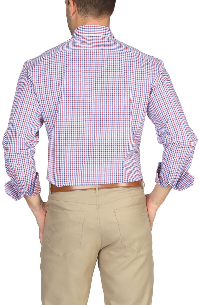 TailorByrd Cotton Stretch Dress Shirt, Alternate, color, Red