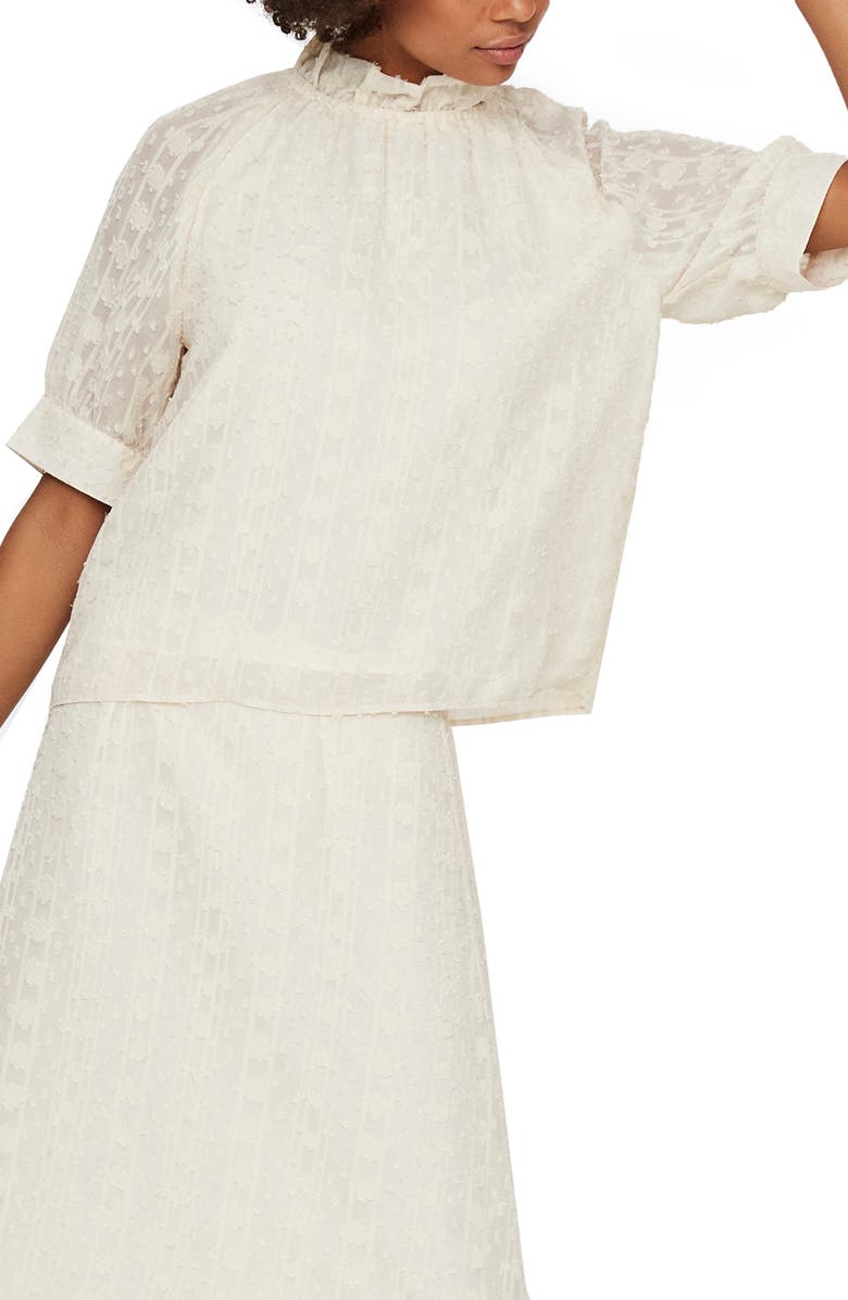 VERO MODA Lykke Frill Neck Top, Main, color, 