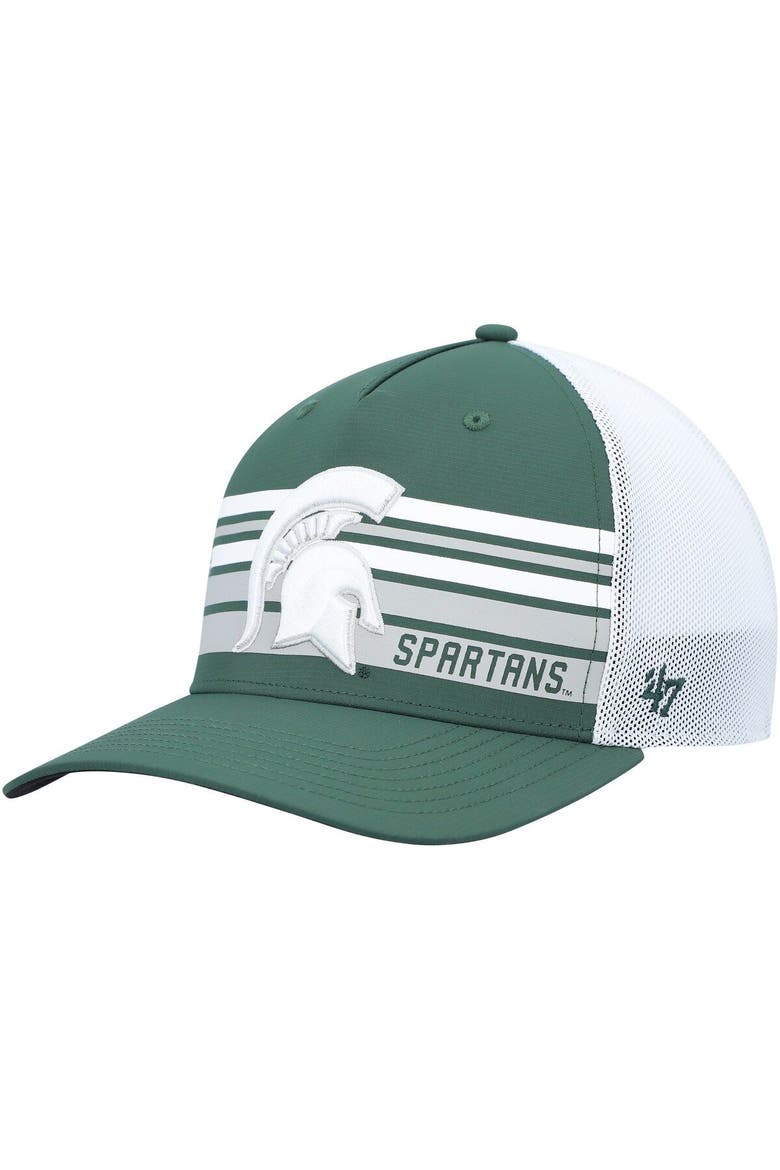 Men's '47 Green Michigan State Spartans Brrr Altitude Trucker Adjustable Hat, Main, color, Green