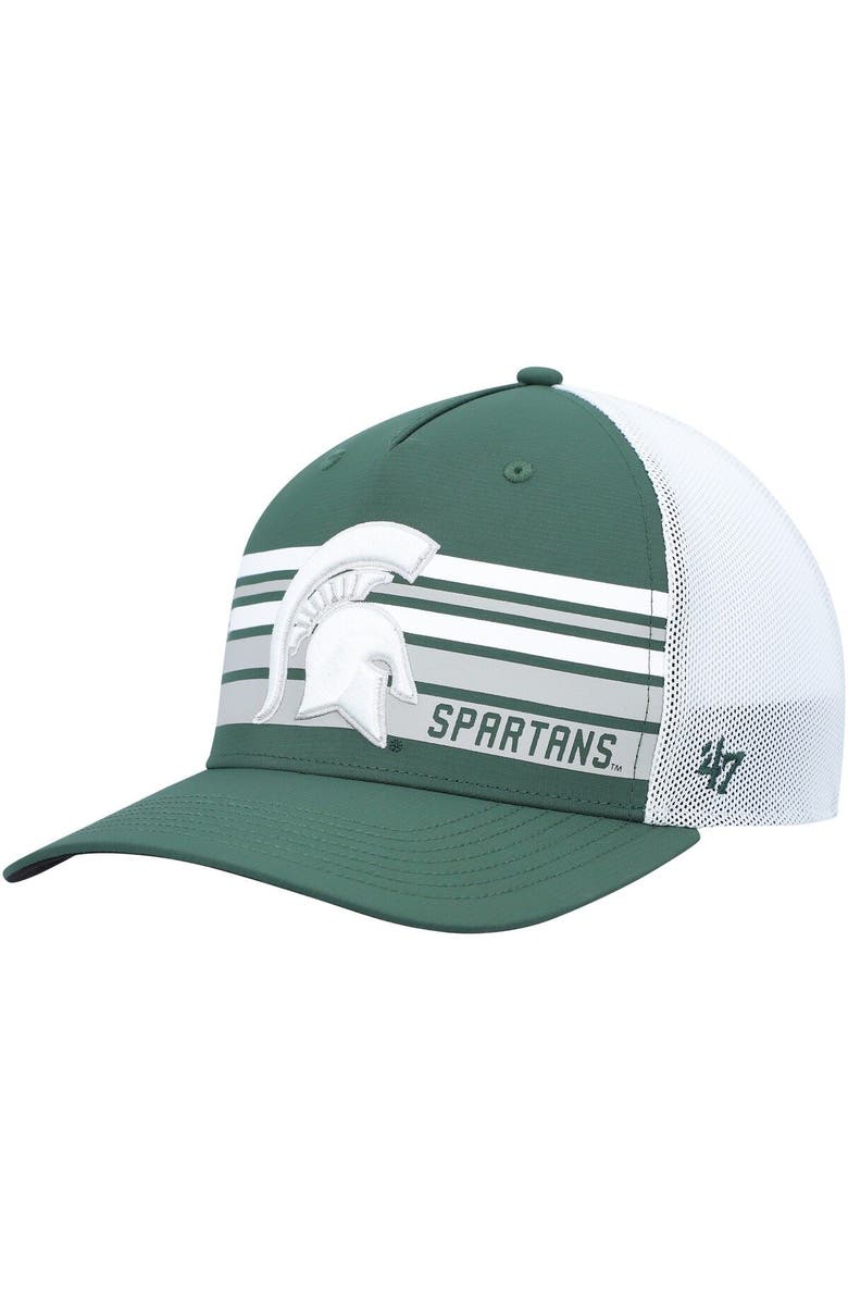 '47 Men's '47 Green Michigan State Spartans Brrr Altitude Trucker Adjustable Hat, Main, color, Green