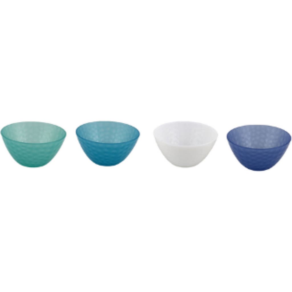 TARHONG TARHONG SET OF 4 HAMMERED DIP BOWLS