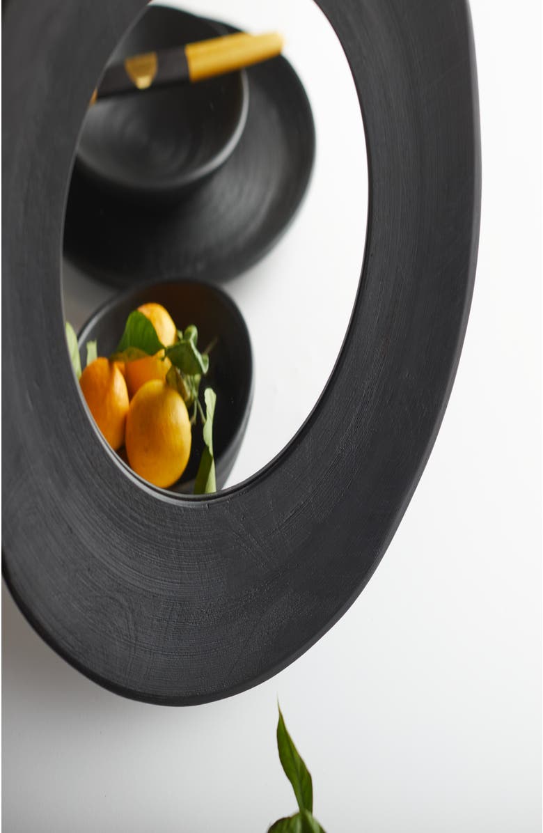 The Collective Wall Mirror, Alternate, color, Ebony