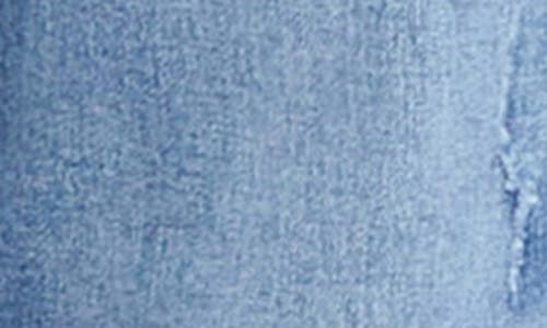 Hint Of Blu Nora Raw Hem Relaxed Wide Leg Jeans In Nora Blue
