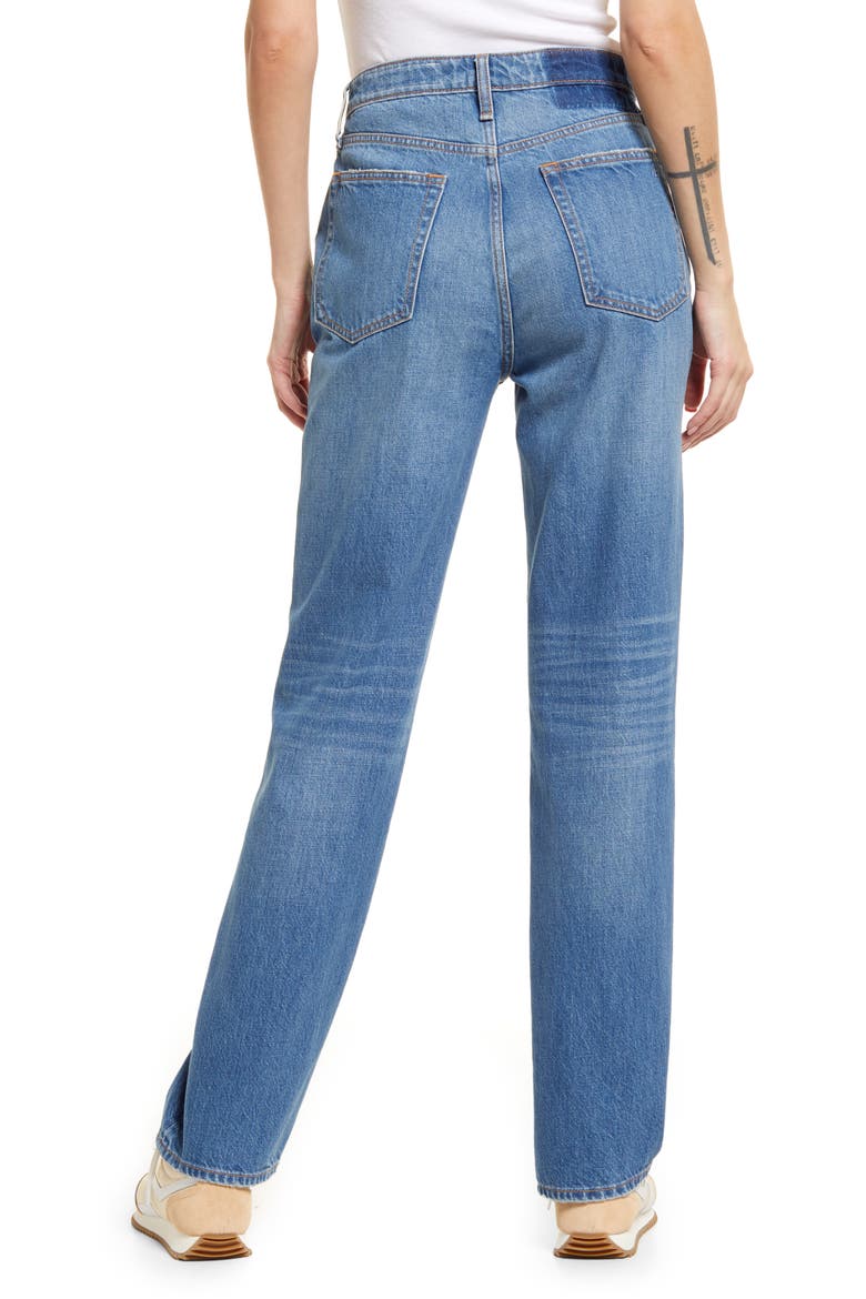 Women's Alex High Waist Relaxed Straight Leg Jeans, Alternate, color, CLEAN MICK