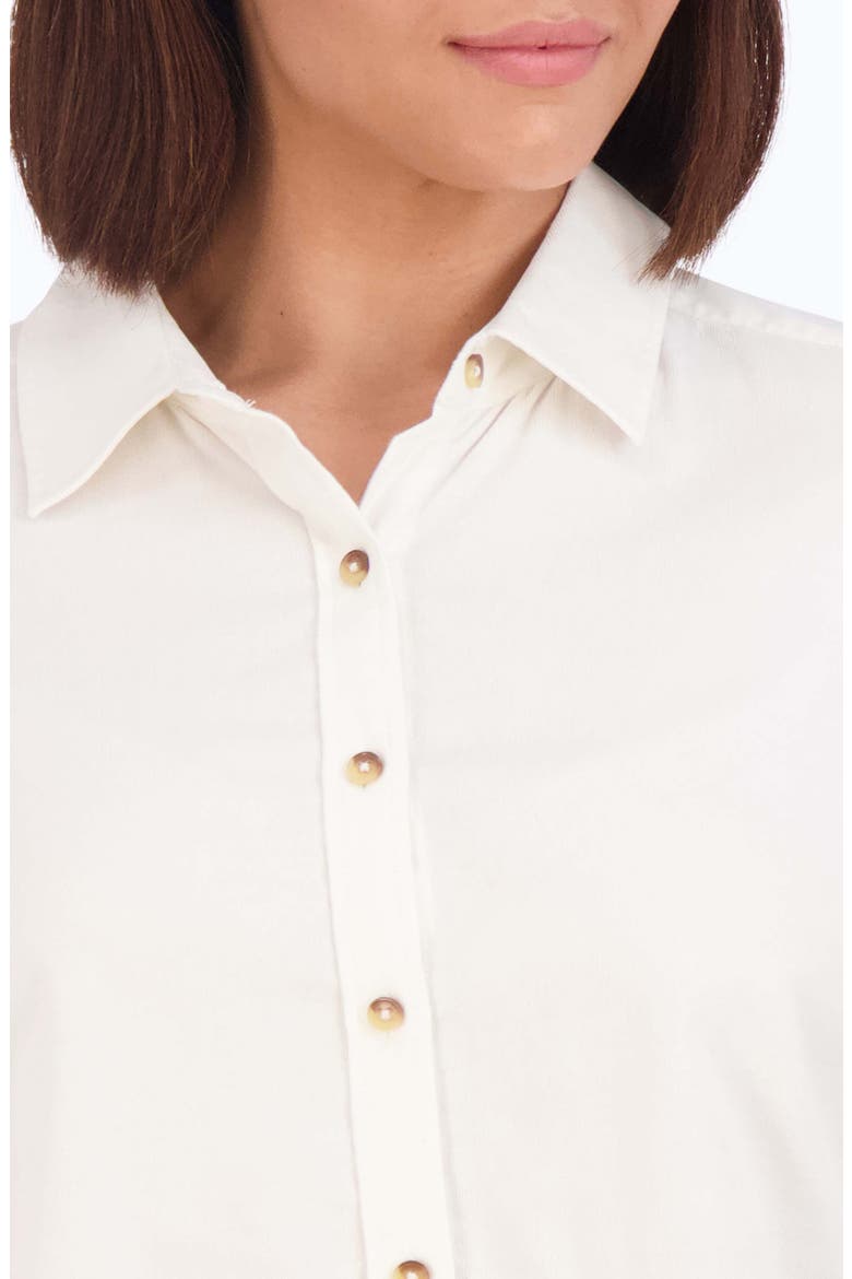 Haven Cotton Corduroy Button-Up Shirt, Alternate, color, IVORY