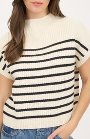 Blu Pepper Mock Neck Pullover Sweater