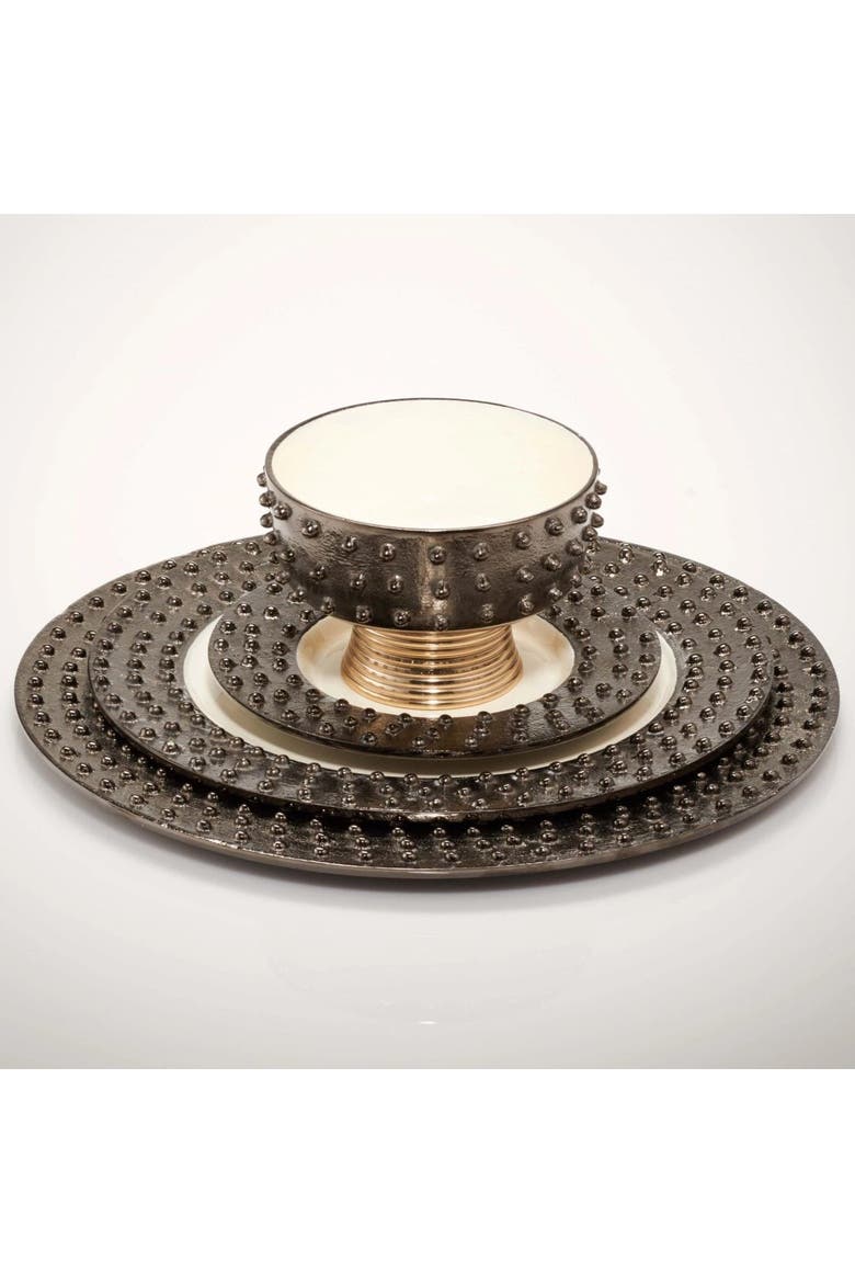 Djembe Plate, Alternate, color, Bronze