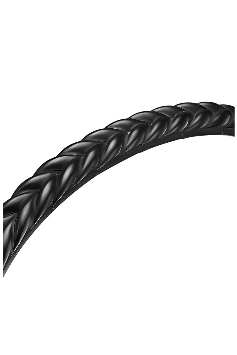 Chevron Flex Bracelet in Black Titanium, Alternate, color, BLACK