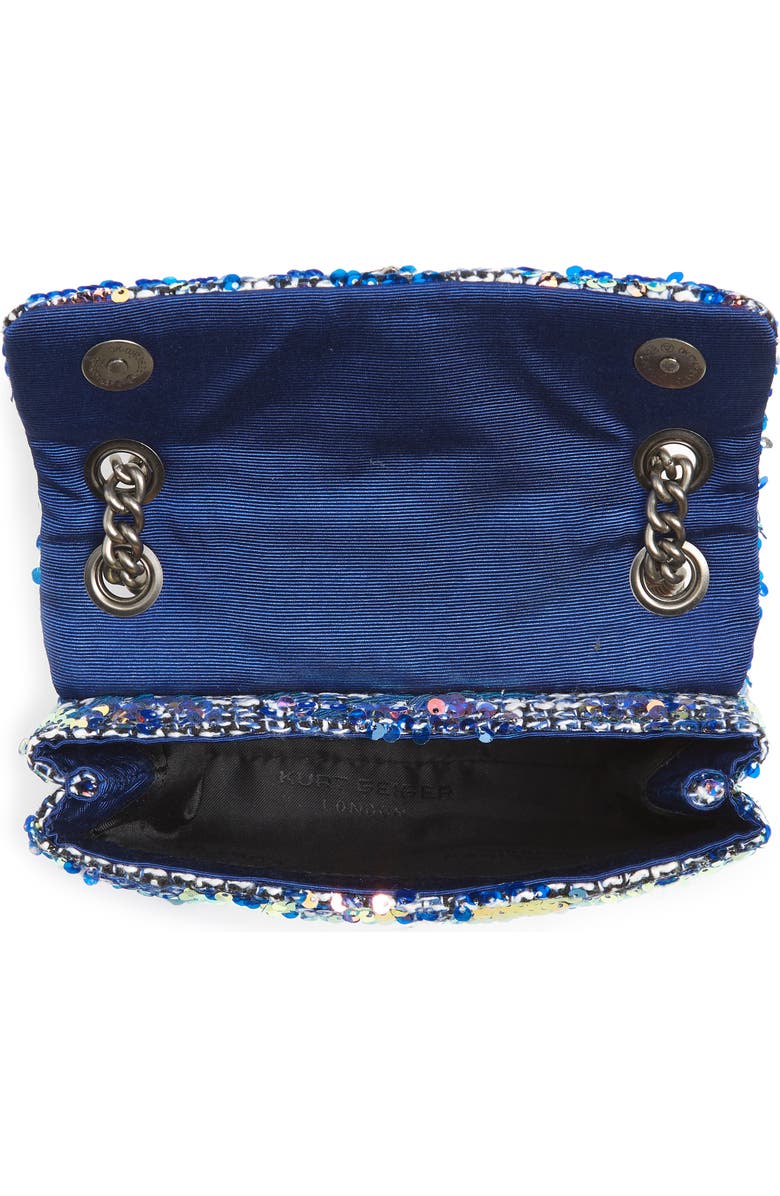 Kurt Geiger London Mini Kensington X Tweed Shoulder Bag, Alternate, color,