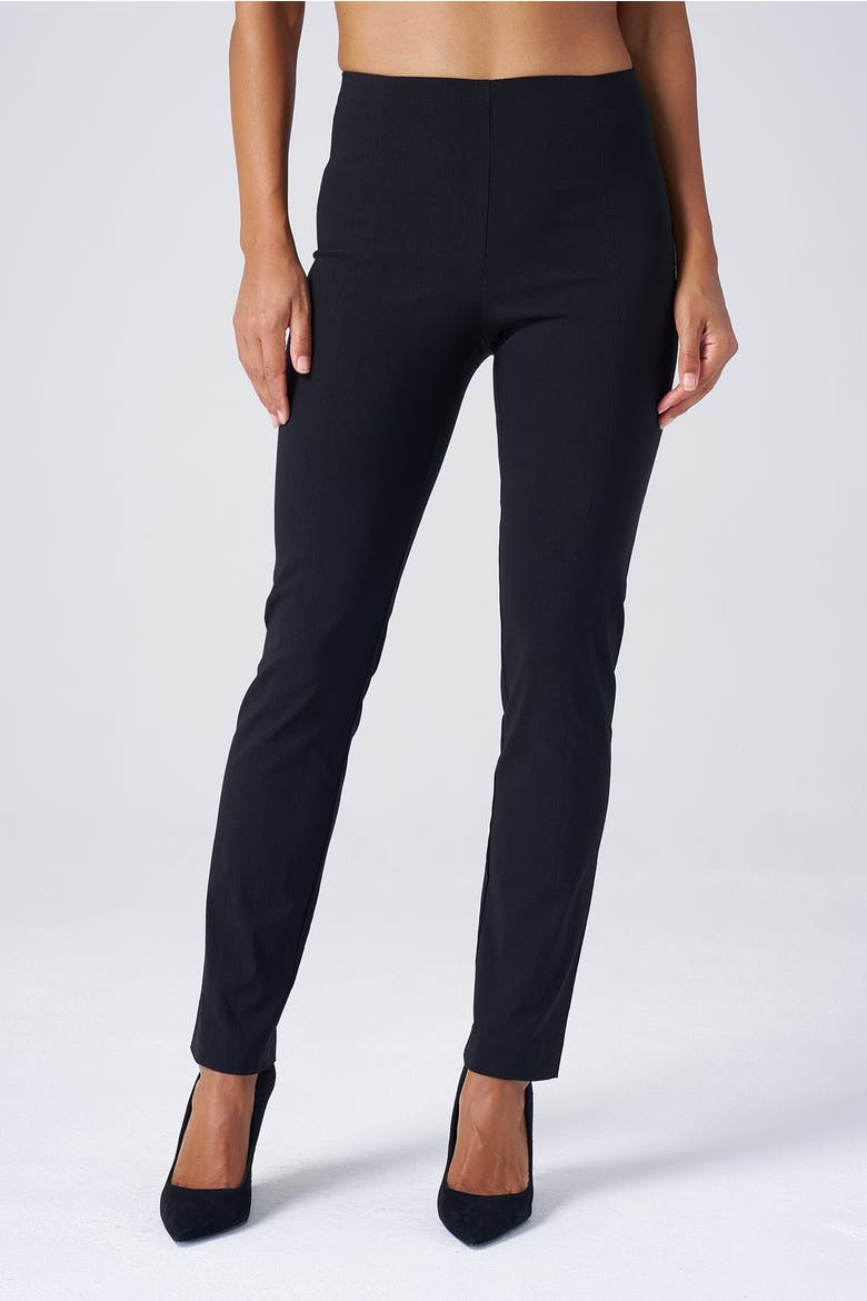 All Season Tapered Pull-On Stretch Pants, Main, color, Black