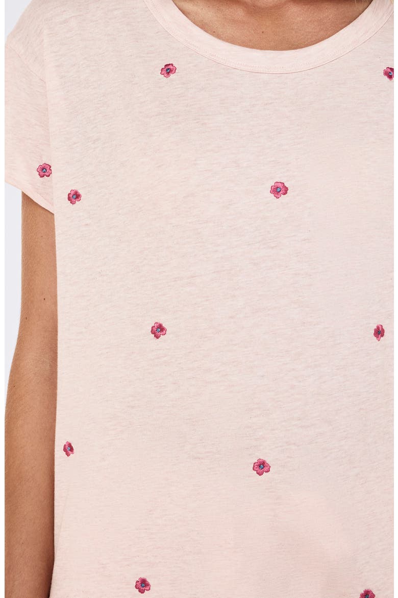 Jada Boxy Organic Cotton Pajamas, Alternate, color, PETAL PINK