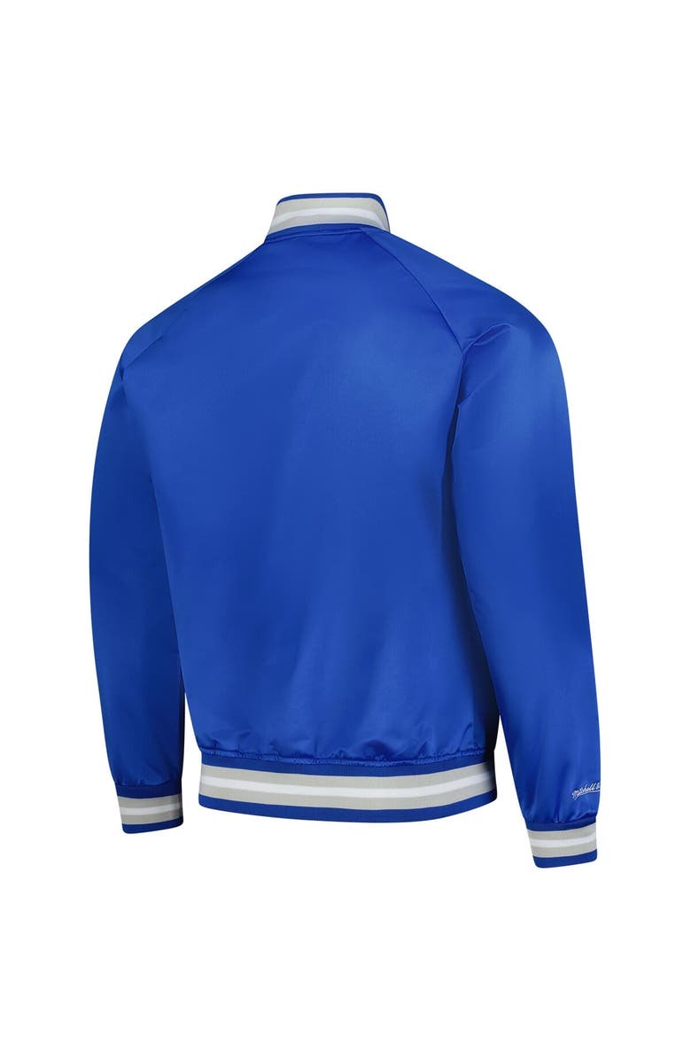 Mitchell & Ness Men's Mitchell & Ness Royal Kentucky Wildcats Lightweight Satin Raglan Full-Snap Jacket, Alternate, color, Royal