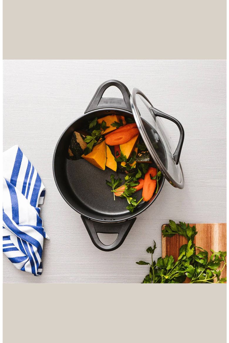 iD3® Stockpot with Lid 8qt, Alternate, color, BLACK