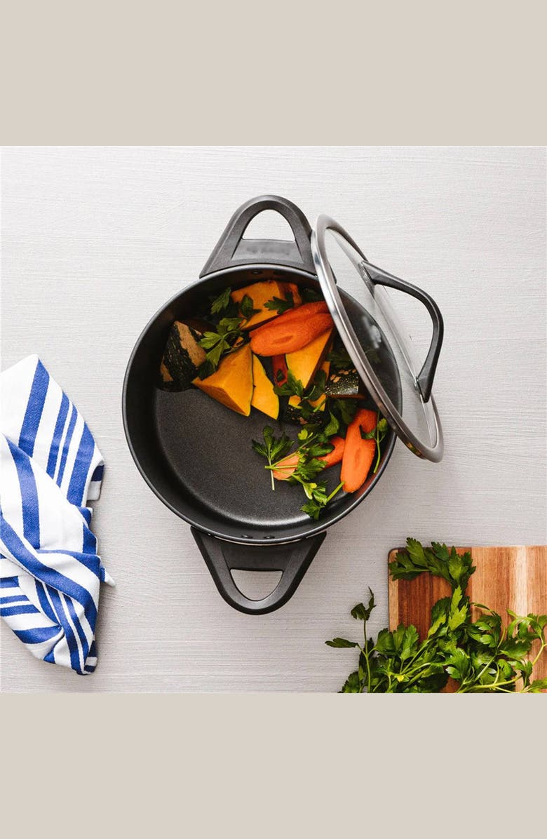 Cuisine::pro<sup>®</sup> iD3<sup>®</sup> Stockpot with Lid 8qt, Alternate, color, Black