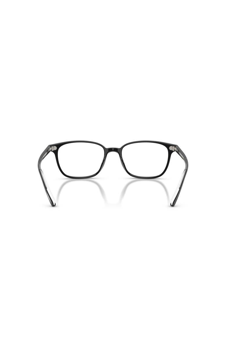 Oliver Peoples 53mm Square optical glasses, Alternate, color, Black