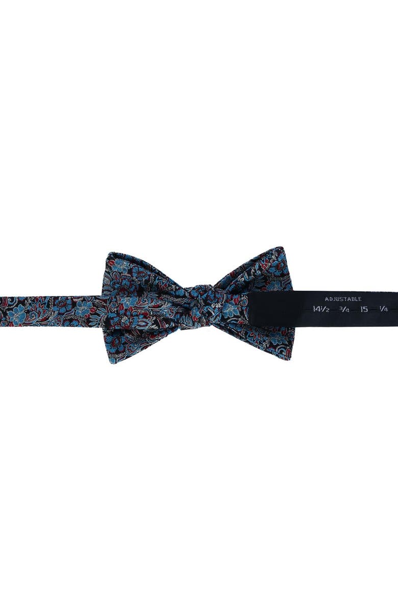 Trafalgar Enzo Exploded Floral Silk Bow Tie, Alternate, color, Multiple