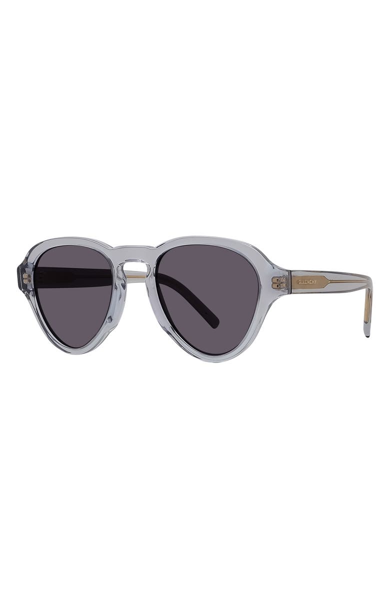 Givenchy GV Day 51mm Pilot Sunglasses, Alternate, color, Grey/ Other / Smoke