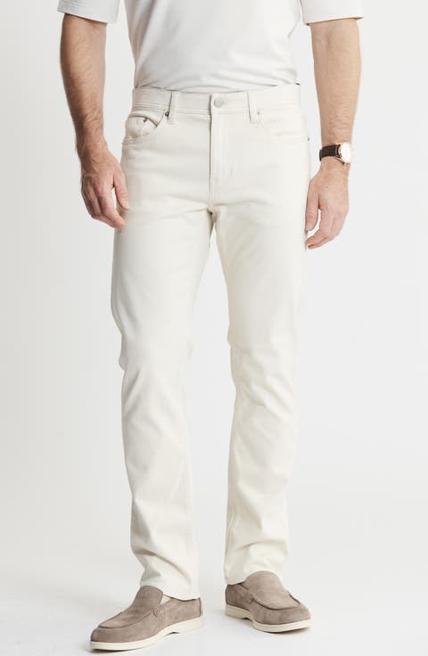 Bridgehampton Straight Leg Jeans (Beige)