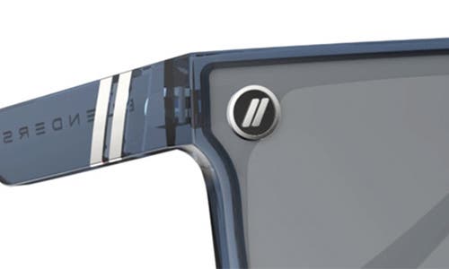 Blenders Eyewear Sci-fi Dx 148mm Polarized Flat Top Sunglasses In Gray