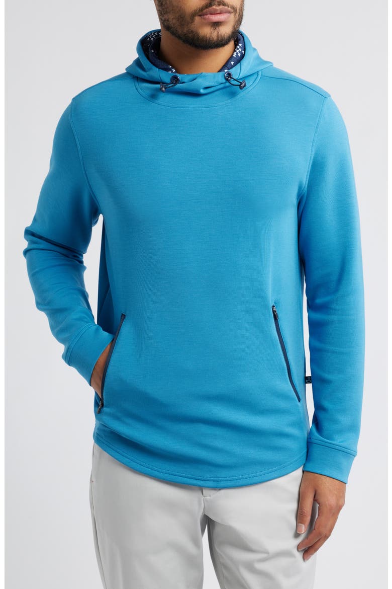 Nicholas Golf Hoodie, Main, color, BLUE