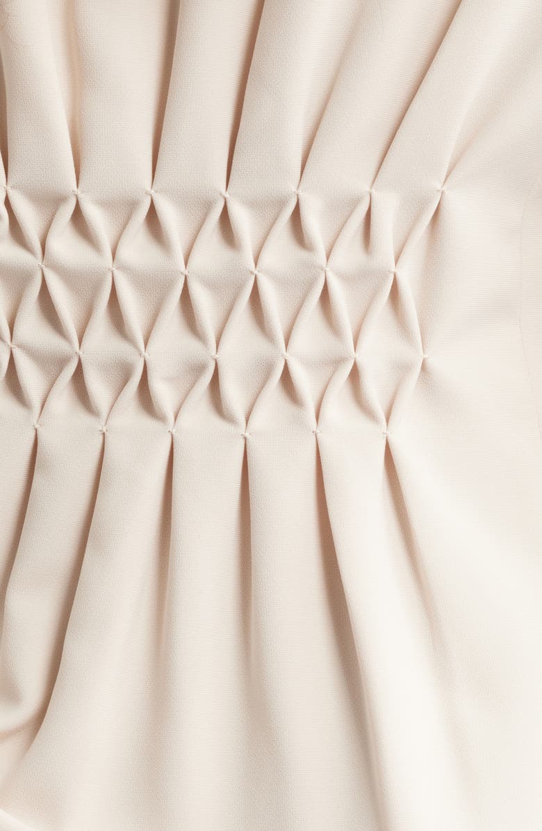 Elie Tahari The Ashton Ruched Back One-Button Blazer, Alternate, color, Gold Straw