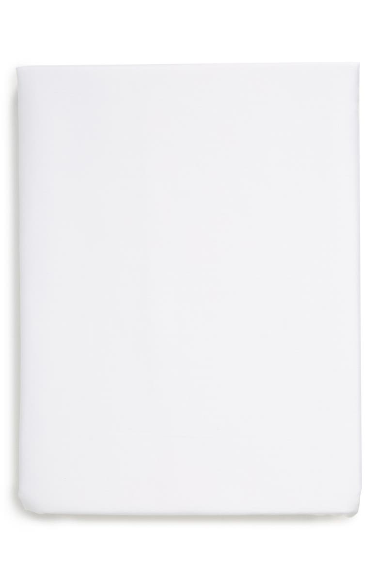 Nordstrom 300 Thread Count Cotton & Tencel<sup>®</sup> Lyocell Flat Sheet, Main, color, 
