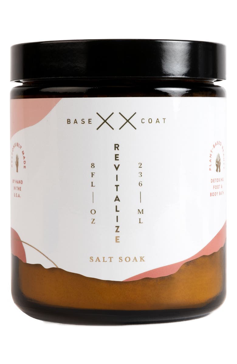 Base Coat Revitalize Calming Salt Soak, Main, color, 