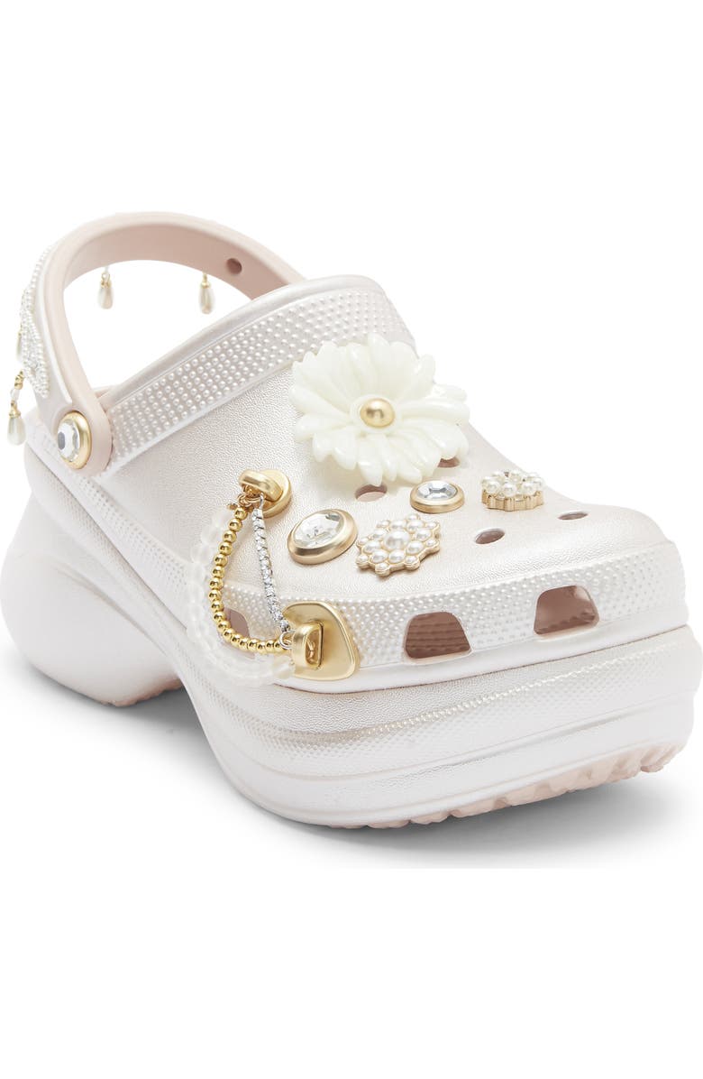 CROCS Bae Jewel Bedazzled Clog, Main, color, Quartz