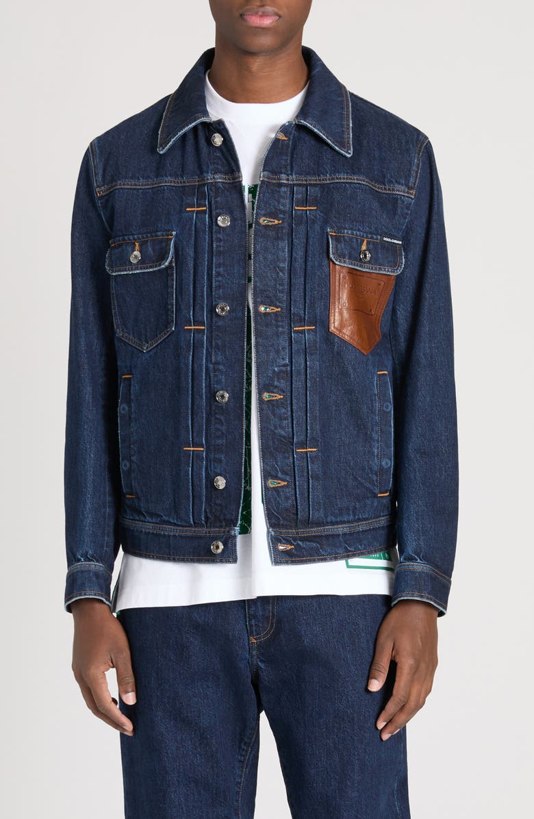 Dolce&Gabbana Denim Jacket, Main, color, 