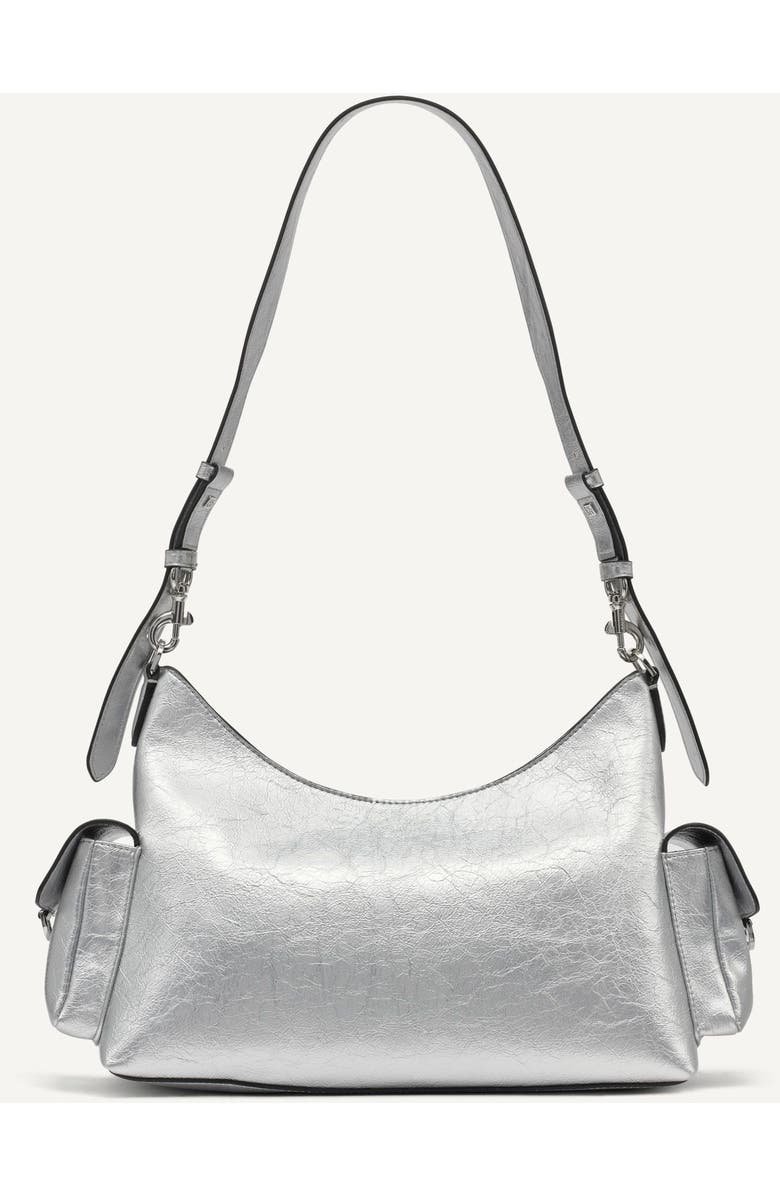 DKNY Freda Large Shoulder Bag, Alternate, color, Silver