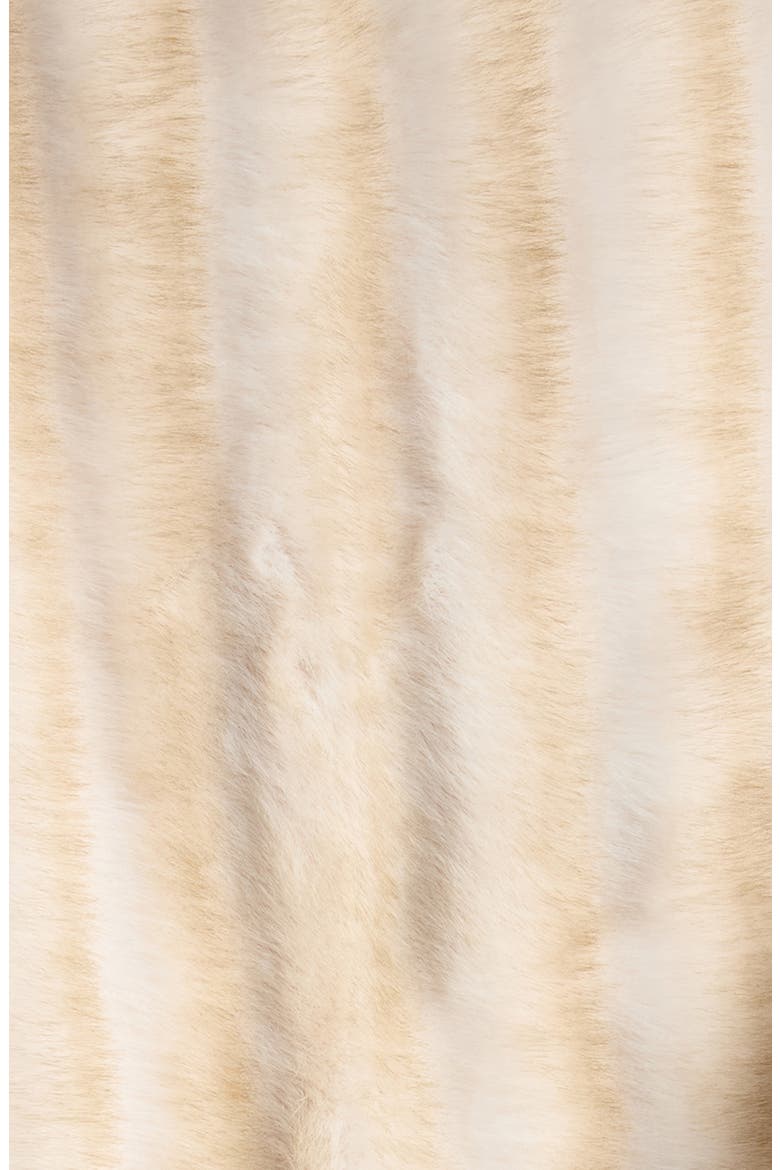 Faux Fur Throw Blanket, Alternate, color, IVORY MARSHMALLOW MULTI